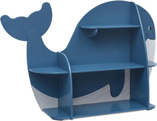 Miniatura 10 de Delta Children - Estantería Whale, certificación Greenguard Gold, color azul