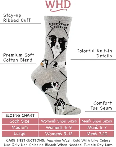 Miniatura 3 de Border Collie Socks for Women Gift for Dog Lovers