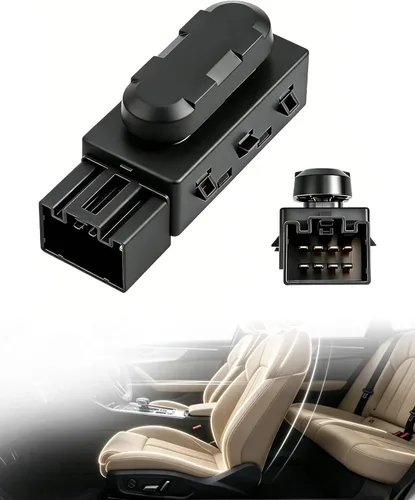 Miniatura 6 de Interruptor de asiento eléctrico de 6 vías 9L3Z14A701A para reemplazar el ajustador de asiento Mustang Edge Escape Expedition. Reemplaza OE PSW5