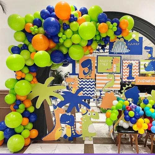 Miniatura 7 de FOTIOMRG Globos de color verde lima de 12 pulgadas, paquete de 50 globos de látex verde claro neón, calidad de helio para cumpleaños, baby shower