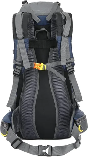 Miniatura 2 de WoneNice Mochila de senderismo impermeable de 50L (45+5) - Mochila deportiva al aire libre con cubierta de lluvia Azul oscuro