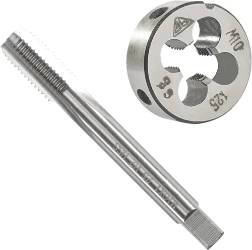 Miniatura 14 de M3.5 x 0.6 sistema métrico de grifo y troquelado, M3.5 X 0.024 in HSS Macho de rosca de máquina y M3.5 X 0.024 in herramienta de aleación de acero