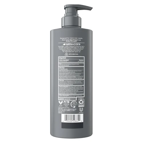 Miniatura 2 de Dove Men+Care - Champú 2 en 1 + acondicionador 1 unidad de defensa contra la caspa para hidratar el cabello y el cuero cabelludo, con piritiona