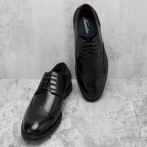 Miniatura 2 de Temeshu Zapatos de vestir para hombre, zapatos Oxford casuales, zapatos formales de negocios