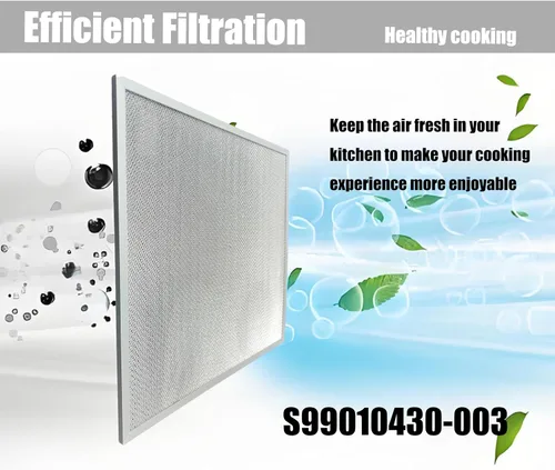 Miniatura 4 de S99010430-003 99010430-003 Filtros de campana de grasa de repuesto compatibles con Broan Nutone HPFA136 Juego de filtros de cocina de alta