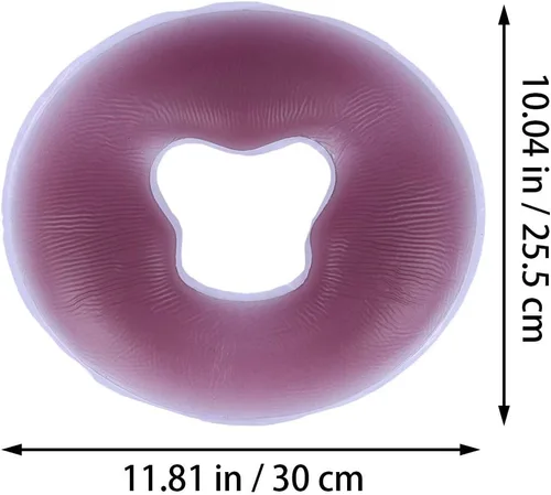 Miniatura 7 de Lurrose Almohada de masaje facial de silicona, almohadilla de spa facial, almohadilla para el cuerpo, relajante, cojín de salón