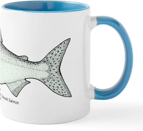 Miniatura 14 de CafePress Chinook King Salmon Mug 11 oz (325 ml) Ceramic Coffee Mug