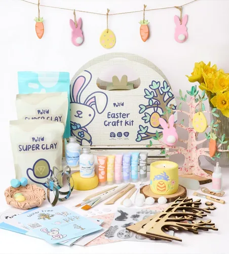 Miniatura 7 de Pott'd Arcilla que se Seca al Aire para Adultos Edición Especial Noche de Cita. Kit de Cerámica Casera para Principiantes para Adultos. Kit