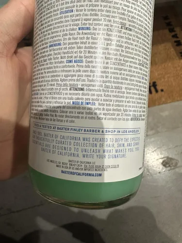 Miniatura 4 de Baxter of California Tónico de afeitado para hombres No seca Hidrata y fortalece Extracto de aloe y eucalipto 4 onzas líquidas
