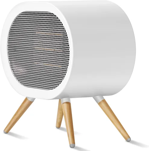 Lindo calentador de espacio, calentadores de espacio portátiles para uso en interiores, calentador de escritorio eléctrico pequeño de 1000 W para