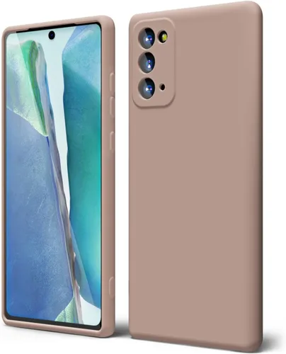 Miniatura 13 de oakxco Funda para teléfono Samsung Galaxy Note 20 Ultra de silicona líquida, bonita funda delgada y fina de goma suave TPU lisa y suave de gel