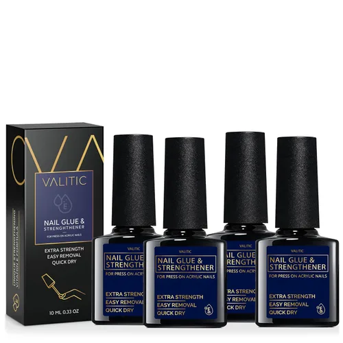 Miniatura 11 de Valitic Pegamento y Fortalecedor de Uñas Fuerte - Gel de Secado Rápido con Pincel para Uñas de Larga Duración - Enlace Adhesivo para Uñas Postizas
