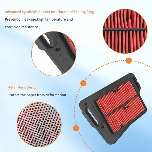 Miniatura 2 de AHL Filtro de aire 13781-05H00-000 compatible con SUZUKI AN400 BURGMAN 2007-2017/AN400 Burgman (ABS) 2011-2012/AN400 Z Burgman Executive (ABS)