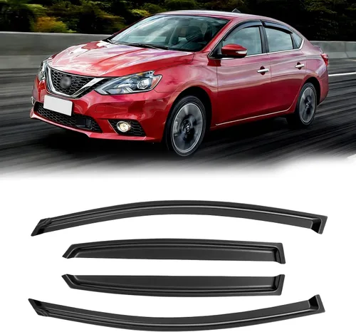 Miniatura 124 de Visera de ventana para Honda Civic 2022-2025, protectores de lluvia de canal exterior, escudos, deflector de ventilación, sombra, viento, humo