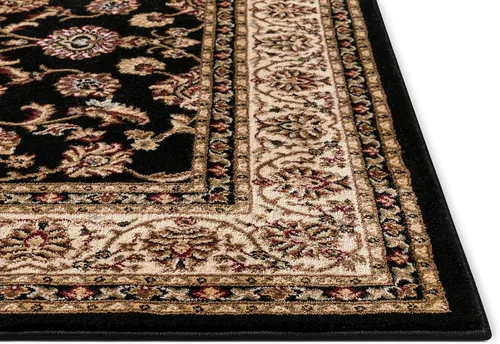 Miniatura 4 de Well Woven Barclay Collection Sarouk - Alfombra negra de 5 x 7 pies, para sala de estar, dormitorio y comedor