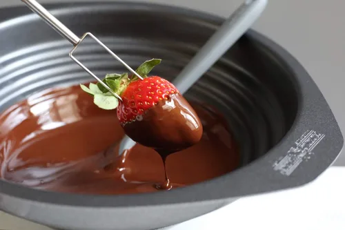 Miniatura 4 de Fox Run Juego de 3 piezas para salsa de chocolate, juego de 3 herramientas de fondue de acero inoxidable