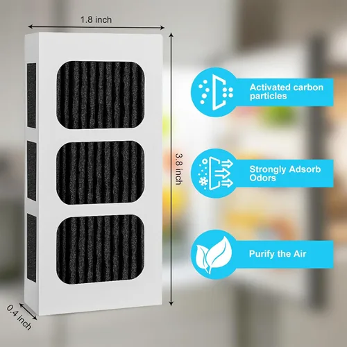 Miniatura 3 de Paultra2 Filtro de aire para refrigerador, repuesto del filtro de aire para refrigerador compatible con Frigidaire Pureair Ultra 2, Pure Air Ultra