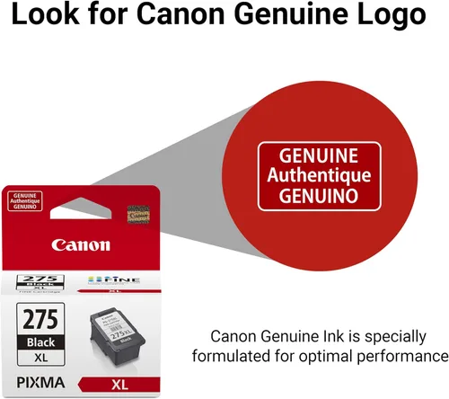 Miniatura 4 de Canon PG-275 XL - Cartucho de tinta negra original, compatible con TS3520/3522, TR4720/4722, TS3720/3722