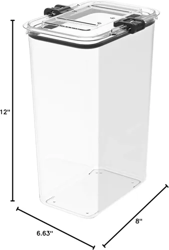 Miniatura 8 de Prepara Latchlok - Contenedor de almacenamiento de alimentos Tritan de 22.5 tazas, transparente