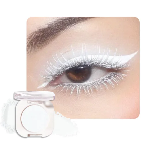 Miniatura 13 de Sombra de ojos color crema champán, sombra de ojos brillante dorada clara con purpurina metálica para piel madura, ligera, mezclable, brillo sutil