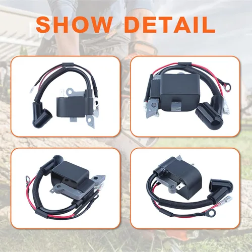 Miniatura 3 de Bobina de encendido para motosierra Poulan 2200 2500 2600 2750 Pp295 2775 2900, para motosierra Husqvarna 136 137 141 23 235 240 26 36 41 motosierra