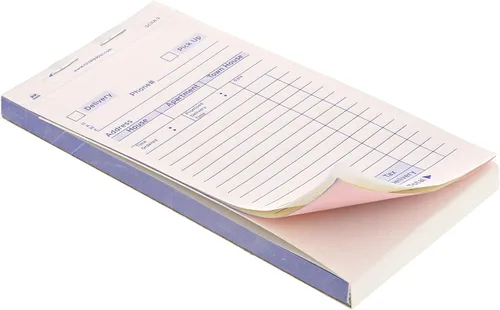 Miniatura 6 de AmerCareRoyal - Bloc de cheques para invitados, 14 líneas, tres partes sin carbono, 3.4 x 6.69, 50 formas/bloc, 50 almohadillas/caja