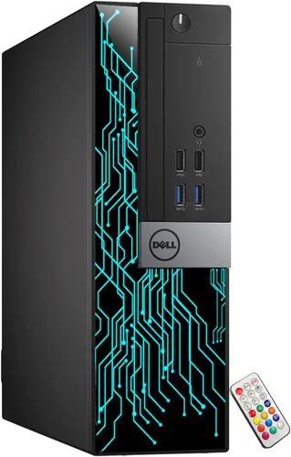 Miniatura 4 de Dell Computadora OptiPlex 5060 SFF RGB, Intel Core i5-8500, RX 550 4GB GDDR5, 32GB RAM, 512GB NVMe, 1TB HDD, monitor HDMI de 22 pulgadas, altavoces