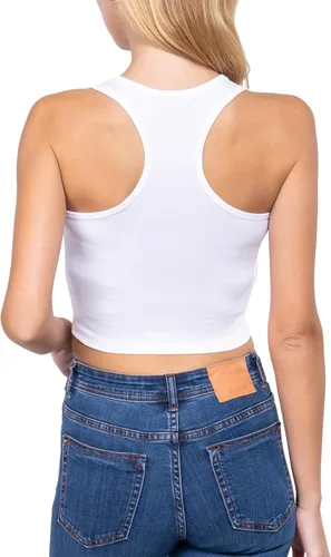Miniatura 6 de Camiseta sin tirantes, de algodón para mujer, de espalda cruzada