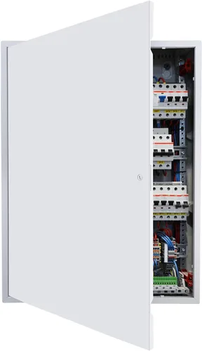 Miniatura 15 de VEVOR Panel de acceso para paneles de yeso, puerta de acceso de acero galvanizado de 13.3 x 13.3 pulgadas, panel de servicio con bisagras de fácil