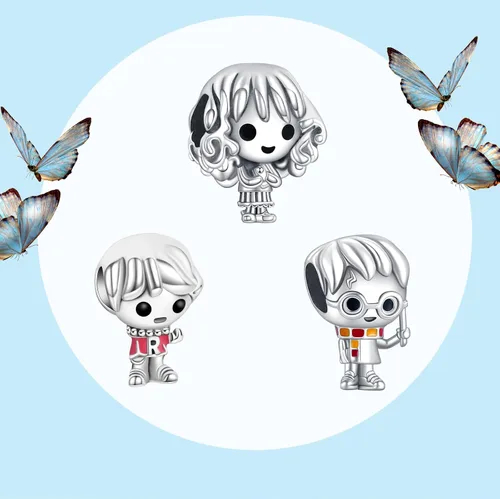 Miniatura 2 de Dijes colgantes de plata de ley 925 para cámara, mapa de corazón, brújula, triple equipaje, para pulseras, collares, elfo, cachorro, rayo, planeta