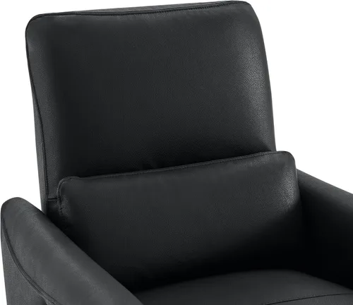 Miniatura 7 de CHITA Silla Reclinable Eléctrica Giratoria Deslizante, Tapizada en Cuero Sintético con Certificación FSC para Sala de Estar y Cuarto de Bebé, Sofá