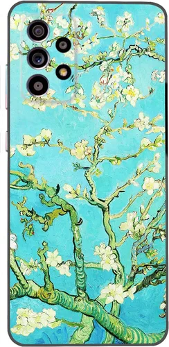 Miniatura 32 de Berkin Arts Wassily Kandinsky - Funda de silicona compatible con Samsung Galaxy A52 5G 4G/A52S 5G, color campo colorido Moongate (varios círculos)