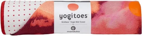 Miniatura 11 de Manduka Yogitoes Toalla para Esterilla de Yoga Caliente - 71" Agarre Activado por Humedad Protuberancias de Silicona Patentadas Altamente