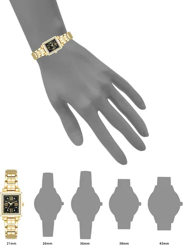 Miniatura 4 de Anne Klein Reloj de pulsera con detalles de cristal prémium para mujer