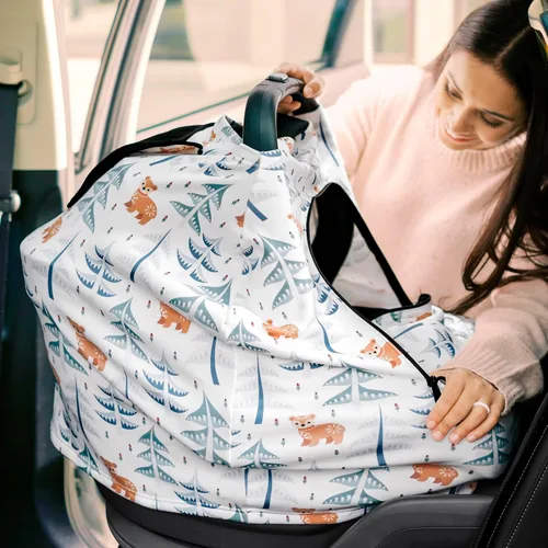 Miniatura 9 de KeaBabies Funda de asiento de automóvil de invierno para bebé, recién nacido, ajuste universal, fundas de asiento de automóvil para bebé, niña