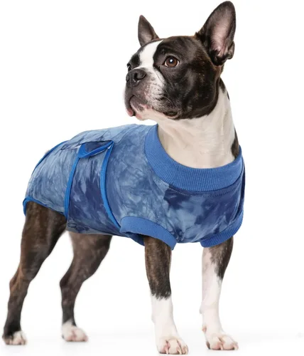 Miniatura 12 de Kuoser - Traje de recuperación para cirugía de perro, traje de recuperación suave y transpirable para perros, para esterilización femenina