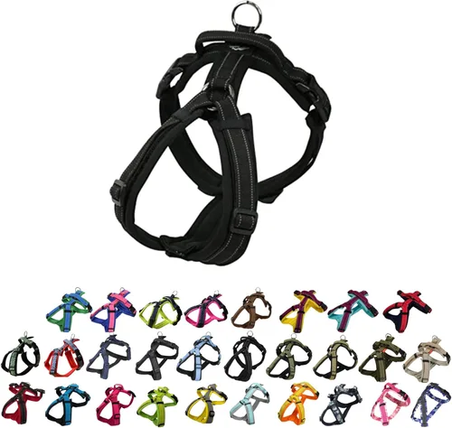 Miniatura 12 de Hakusan - Arnés tipo Ranger Zero Dog Safe, sin asfixia/difícil de desconectar, gran ajuste, fácil de poner y quitar, ajustable, reflector, XXS