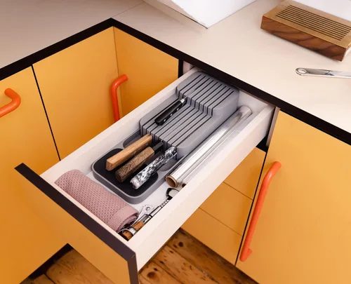 Miniatura 4 de Joseph Joseph DrawerStore - Organizador de cuchillos, con capacidad para hasta 9 cuchillos, organización de cocina y almacenamiento de cajones