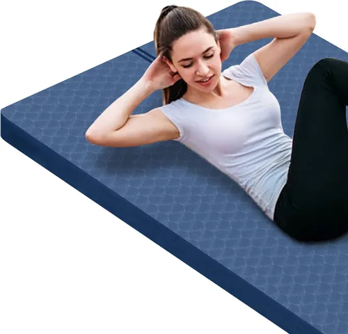 Miniatura 25 de nuveti Tapete Grande para Ejercicios - Tapete de Yoga de 15mm/20mm/30mm de Grosor Tapete de Ejercicios para Fitness, Yoga, Pilates, Estiramientos