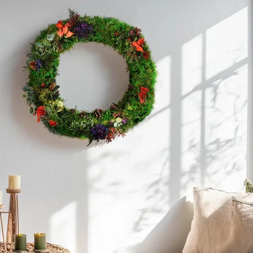 Miniatura 6 de Sukh Musgo sintético para plantas en maceta, musgo artificial para manualidades, decoración de musgo falso, musgo de bosque verde, plantas