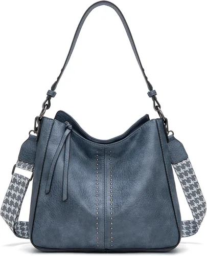 Miniatura 26 de Montana West - Bolsas hobo medianas para mujer, con asa superior, bandolera, bolso cruzado, bolsa de mano tipo cubo