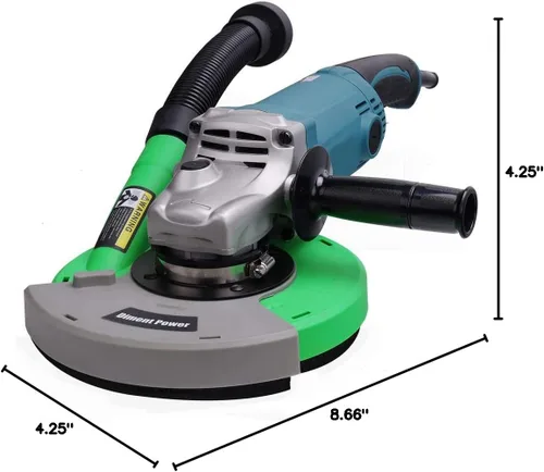 Miniatura 7 de Cubierta universal antipolvo para pulido de superficies para amoladora angular de 7 pulgadas. Recoge polvo de pulido - Piedra, cemento, mármol