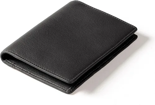 Miniatura 3 de Leatherology Funda para pasaporte Leatherology Deluxe, Rfid Black Onyx, Cartera Rfid