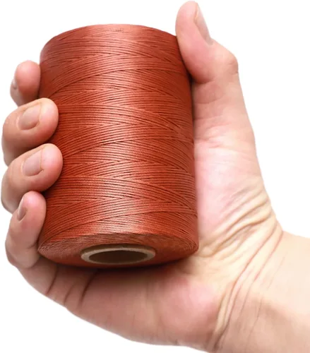 Miniatura 3 de Hilo encerado, 780 m 150D 0,8 mm hilo plano de poliéster para coser a mano, manualidades DIY, reparación de calzado, encuadernación de libros