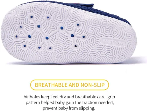Miniatura 121 de BMCiTYBM Zapatos de bebé para niños pequeños, zapatillas de malla transpirable antideslizantes