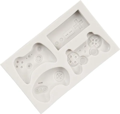 Miniatura 3 de Controlador de juego Molde de fondant para videojuegos, Gamepad de silicona, chocolate, caramelo, para juego, fiesta, decoración de pasteles