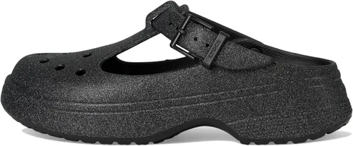 Miniatura 4 de Crocs Zuecos clásicos Mary Jane para mujer negro con brillo