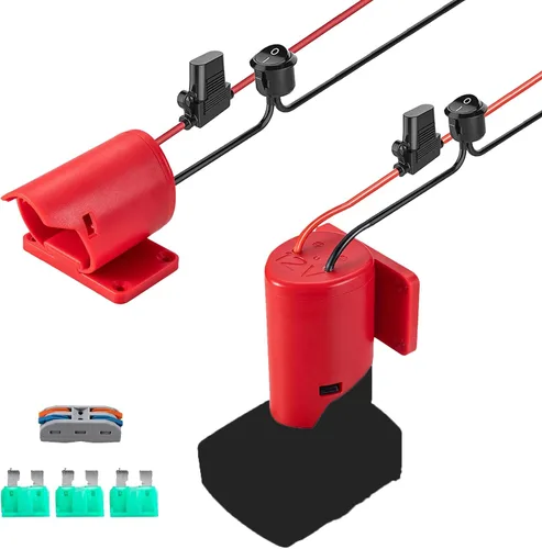 Miniatura 13 de Adaptador de rueda Power Ride compatible con adaptador de batería Kobalt de 24 V con fusible y terminal de cable, convertidor de potencia de cable