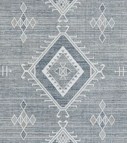 Miniatura 8 de Momeni Rabat - Alfombra de diseño marroquí, azul, 7'10" X 10'2