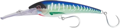 Miniatura 10 de Nomad Design DTX Minnow con sistema patentado Autotune - Acción de natación de pez cebo envejecido, BKK Diablo Caballa Rosa Caliente